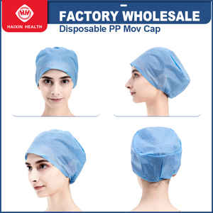Hubei Haixin Descartável Enfermeira Médico Cirúrgico Médico Scrub Mob Cap CE Atacado Cirúrgico Caps Cirurgião Chapéu Primavera Cord Chapelaria - Product Image 2