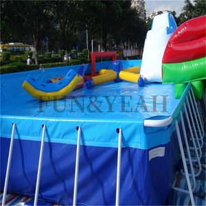 Parque acuático grande al aire libre, marco de juegos para niños, piscina a la venta, Metal extraíble, precio de fábrica, alta calidad, personalizado - Product Image 5