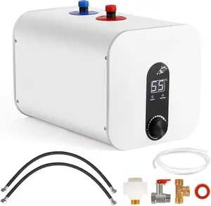 Mini-Tank điện máy nước nóng 2.6 gallon 1500W điểm sử dụng ngay lập tức Máy nước nóng cho nhà bếp dưới bồn rửa truy cập