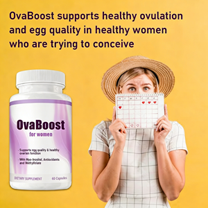 OEM/ODM Ovaboost Myo-Inositol Folate <span class=keywords><strong>CoQ10</strong></span> Vitaminen - <span class=keywords><strong>Supplement</strong></span> voor vrouwen voor ovulatie, eicelkwaliteit, natuurlijke en biologische vruchtbaarheid, volwassenen - Product Image 2