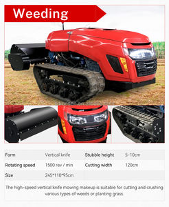 Mini Tractor Agrícola a Control Remoto, Tractor Robótico Cortacésped para Agricultura - Product Image 4