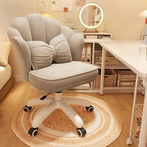 Wholesale Rotating Lifting Chairs Office Furniture Chair Makeup Pillow Cushion Bedroom Dresser <b>Stool</b> Chair for Salon with Swivel - Product Image 3