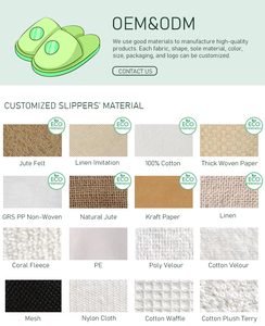 Chaussons d'hôtel jetables en coton antidérapants et anti-chute pour l'hiver, confortables pour les voyages, personnalisables, doux, accessoires hôteliers - Product Image 5