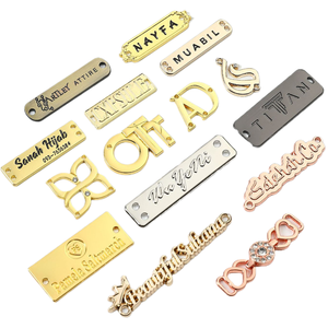 Para chapado en oro, etiqueta hecha a mano, camiseta de latón, gorra, sombrero, ropa, vestido, bolsos personalizados de <span class=keywords><strong>Metal</strong></span>, etiquetas personalizadas, logotipo - Product Image 4