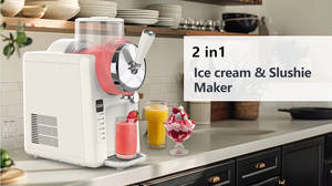 Professionnel Mini Slushie fabricant de crème glacée <span class=keywords><strong>2L</strong></span> ménage Slush Machine automatique crème glacée Slusher 150W pour la maison cuisine bricolage - Product Image 4