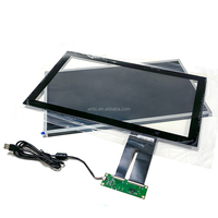 Écran tactile capacitif industriel PCAP de 18,5 pouces, USB I2C, kit d'écran multi-touch 10 points pour écran LCD, CE RoHS