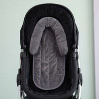 Coussin de soutien de la tête pour bébé en polyester double couche doux pour poussettes, sièges auto et porte-bébés