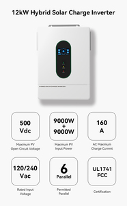 Kit di pannelli solari da 12kW con batteria e inverter, kit completo di pannelli solari per uso residenziale di backup. - Product Image 6