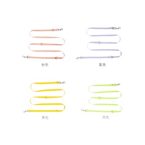 Laisse pour chien à double tête en PVC, couleur unie, durable, résistante à l'usure, corde de traction pour animaux de compagnie - Product Image 4