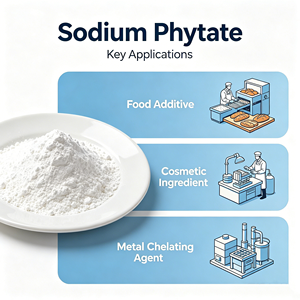 Phytate de sodium - 100% d'origine naturelle |   Chélateur métallique efficace |   Antioxydant et stabilisateur pour cosmétiques et aliments - Product Image 2