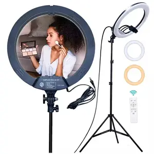 Source Factory 22 inch LED Ring Light With Phone Holder Fill lamp ring light with tripod stand ring light
