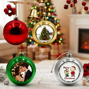 Adorno Navideño Personalizado de PET para Sublimación, Imprimible por Transferencia de Calor, para Decoración de Árboles Navideños - Product Image 2