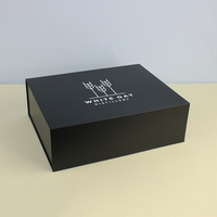 Boîte cadeau personnalisée de luxe A4 en carton rigide avec fermeture magnétique, design personnalisé, gaufrage, finition brillante ou mate