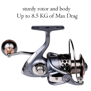 Nouveau moulinet de pêche à lancer 11-21KG Max Drag, moulinet de pêche série 2000-7000, système de freinage avant et arrière, roue de pêche en eau douce - Product Image 4