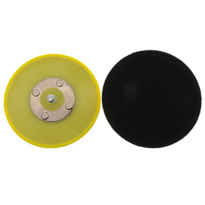 100mm 10mm Orta Sertlikte Paslanmaz Çelik Yuvarlak DA Zımpara Pedi Cırtlı OEM Elektrikli El Aletleri Aksesuarları - Product Image 6