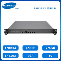 Hardware 1U Red X86 Multi Lan Network Chasis Firewall Seguridad VPN Router Servidor Firewall Barebone Appliance Pfsense