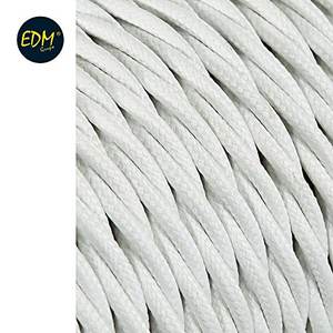 Câble textile tressé H03VV-F 2x0,75 mm, 5 m, idéal pour l'électricité et la décoration intérieure. - Product Image 2