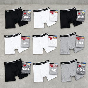 Boxer <span class=keywords><strong>Uomo</strong></span> in Puro Cotone, Pantaloncini Boxer da <span class=keywords><strong>Uomo</strong></span> Hip-Hop <span class=keywords><strong>Taglie</strong></span> <span class=keywords><strong>Forti</strong></span>, <span class=keywords><strong>Intimo</strong></span> Lungo con Tessuto Lavorato a Maglia Senza Cuciture, Slip Unisex - Product Image 6