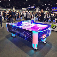 Jeux vidéo d'arcade à pièces d'usine, table de hockey sur air Magic U-side, machine de jeu de hockey sur air avec remise de tickets