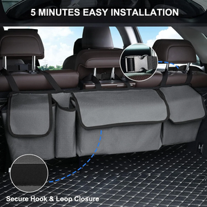 Organizer per Bagagliaio Auto Universale in Oxford, Grande Capacità 8-11, Accessori per Interni Auto, Vendita all'Ingrosso - Product Image 4