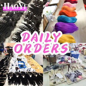 Grosir wig rambut manusia Frontal Full Hd tanpa lem Natural untuk wanita hitam wig gelombang air renda depan wig rambut Virgin mentah - Product Image 6