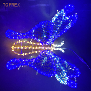 3d في الهواء الطلق شفافة مضيئة الاكريليك أدى الحيوانات فراشة ضوء الأجسام المضيئة في شكل حيوانات - Product Image 5