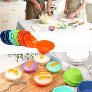 Nhà máy tùy chỉnh cấp thực phẩm không dính Silicone <span class=keywords><strong>Pudding</strong></span> Jello sô cô la Khuôn Silicone puto khuôn - Product Image 5
