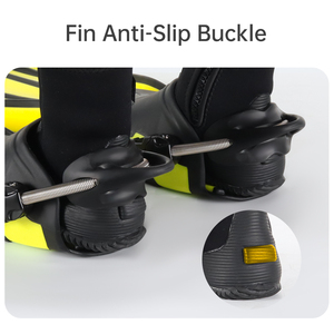 Botas de Buceo de Neopreno con Cremallera, Suela de Goma Antideslizante, Resistentes a Pinchazos, Zapatos de Agua para Buceo y Snorkel con Cremallera YKK - Product Image 4
