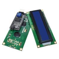 LCD1602 I2C Modul 16X2 Karakter Tampilan LCD Layar Biru PCF8574 IIC Papan Adaptor 5V Kompatibel dengan Arduino Raspberry Pi
