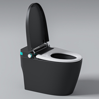 Toilette intelligente simple, bidet sanitaire, cuvette de toilette sans réservoir, WC électrique automatique intelligent pour salle de bain