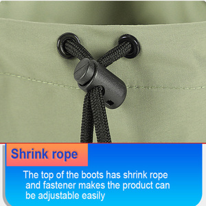 Bottes de pêche à la <span class=keywords><strong>mouche</strong></span>, de canyoning et de travail agricole unisexes, multifonctionnelles, de haute qualité, réglables, imperméables, en PVC, hauteur genou - Product Image 3