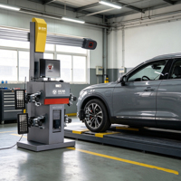Équipement professionnel d'alignement de roues 3D - Modèle Battle-axe 30-708X avec affichage numérique, certifié CE/ISO9001, garantie 1 an, automobile