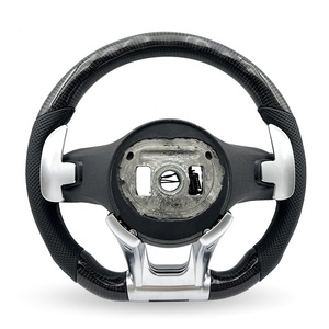 พวงมาลัยรถยนต์ lenkrad volant คาร์บอนไฟเบอร์แบบพรีเมี่ยมสำหรับ <span class=keywords><strong>Mercedes</strong></span> Benz C63 AMG W204 W212 GLE 63 E43 - Product Image 6