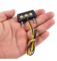 Lumière LED de plaque d'immatriculation de moto universelle 12V étanche pour moto
