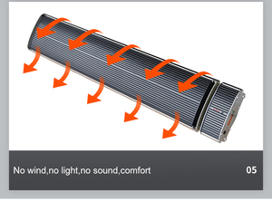 Máy Sưởi Bức Xạ Hồng Ngoại Xa Sân Vườn Ngoài Trời IP65 Tấm Dải Nhiệt Gắn Tường Hoặc Trần Điện Tấm Sưởi Hồng Ngoại 1000W - Product Image 5