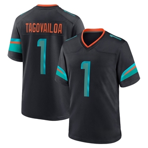 Ventes en gros de maillots de <span class=keywords><strong>football</strong></span> américain des <span class=keywords><strong>Dolphins</strong></span> de Miami, couleur bleu marine # 13 Dan Marino # 1 Tua Tagovailoa # 10 <span class=keywords><strong>Maillot</strong></span> de <span class=keywords><strong>football</strong></span> Tyreek Hill - Product Image 5