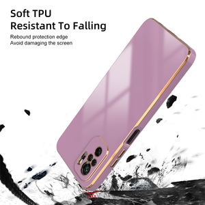 Custodia posteriore per cellulare in TPU elettrolitico 6D per <span class=keywords><strong>Xiaomi</strong></span> <span class=keywords><strong>Redmi</strong></span> 10 <span class=keywords><strong>Note</strong></span> <span class=keywords><strong>11E</strong></span> 10C 10 Prime Plus 5G 9C 11S Poco M4 Pro 4G - Product Image 5