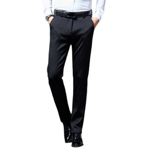 Ventes chaudes 2026 Costumes pour hommes Pantalons Formelle Affaires Dernière tendance Couleur noire Pantalons de cérémonie pour hommes Grande taille pour hommes - Product Image 6