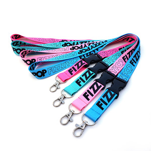 Safety Bulk Clip Lanyard Sublimation Card Holder Phone Keychain Lanyards with logo Custom Polyester Lanyard