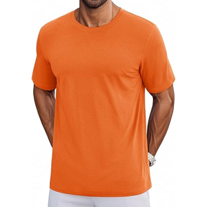 T-shirts en coton doux pour homme, élégants, UPF 50+, pour un usage quotidien, 220 GSM, compressés avec impression graphique - Product Image 1