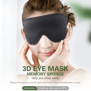Sleep Mask For Side Sleeper 100% Blackout 3D Eye Mask For Sleeping