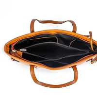 Sacs fourre-tout en cuir PU pour femmes, personnalisables avec étiquette privée, mode automne-hiver, fermeture à glissière, compartiment pour ordinateur portable, petite pochette - Vente en gros