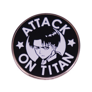 Pin <span class=keywords><strong>de</strong></span> Metal con Diseño <span class=keywords><strong>de</strong></span> Anime AOT Eren Jaeger <span class=keywords><strong>de</strong></span> Alta Calidad en 30 Colores, Artesanía en Metal en Bolsa OPP y Paquete <span class=keywords><strong>de</strong></span> Cartón - Product Image 5