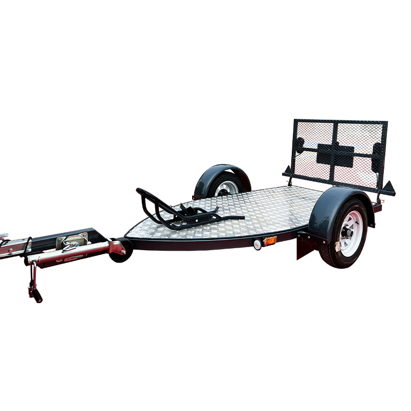 Supply a single trailer carrying motorcycles
