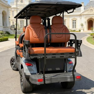 Voiturette de <span class=keywords><strong>golf</strong></span> électrique 6 places avec batterie au lithium 72V et contrôleur Curtis - Product Image 3