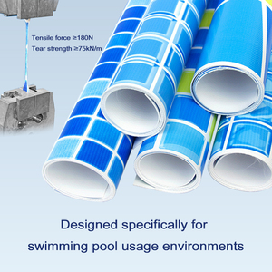Revestimiento de PVC para Piscina Hailanbao, Personalizado, Fácil de Instalar, 1.5mm de Grosor, 25m/rollo, 2m de Ancho, para <span class=keywords><strong>Piscinas</strong></span> Elevadas, <span class=keywords><strong>Repuestos</strong></span> - Product Image 3