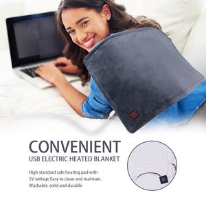 Coussin chauffant USB multifonction lesté, portable, avec trois réglages de température et fonction d'arrêt automatique - Product Image 2