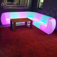 Pouf et fauteuil LED (Sf201)
