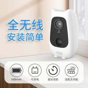 Caméra Wi-Fi V1 Baby Monitor 1080p avec vision nocturne infrarouge et fonction d'alarme pour usage domestique - Product Image 3