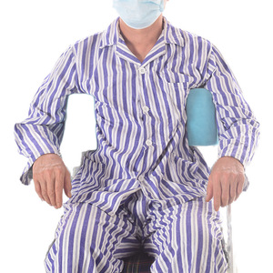 Almohada antideslizante para silla de ruedas, 668x365x150mm, almohadilla ergonómica de soporte para la espalda para usuarios de sillas de ruedas - Product Image 3